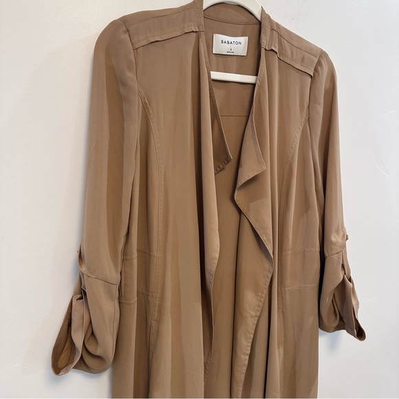 ARITZIA QUINCEY TRENCH in Camel Size small - Picture 6 of 11